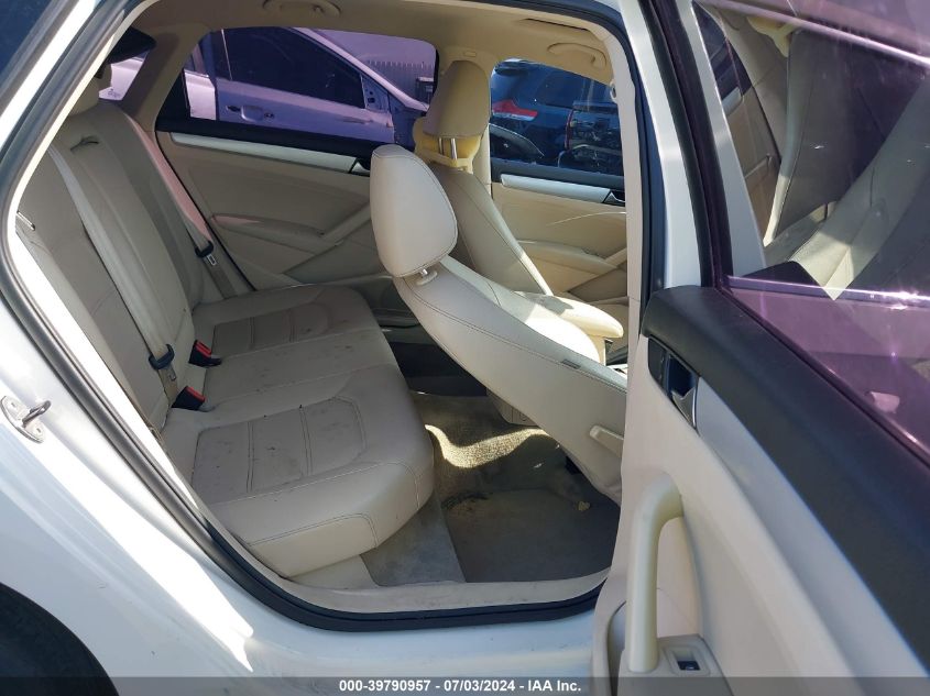 2012 Volkswagen Passat 2.5L Se VIN: 1VWBP7A38CC097308 Lot: 39790957