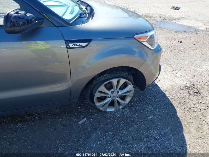 2015 Kia Soul + VIN: KNDJP3A54F7196388 Lot: 39791061