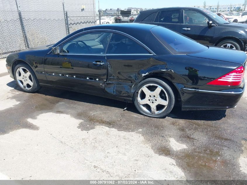 2004 Mercedes-Benz Cl 500 VIN: WDBPJ75J04A039692 Lot: 39791062