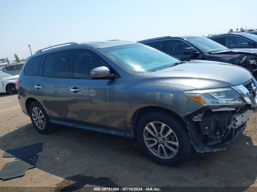 2016 Nissan Pathfinder S/Sv/Sl/Platinum VIN: 5N1AR2MN1GC616404 Lot: 39791065