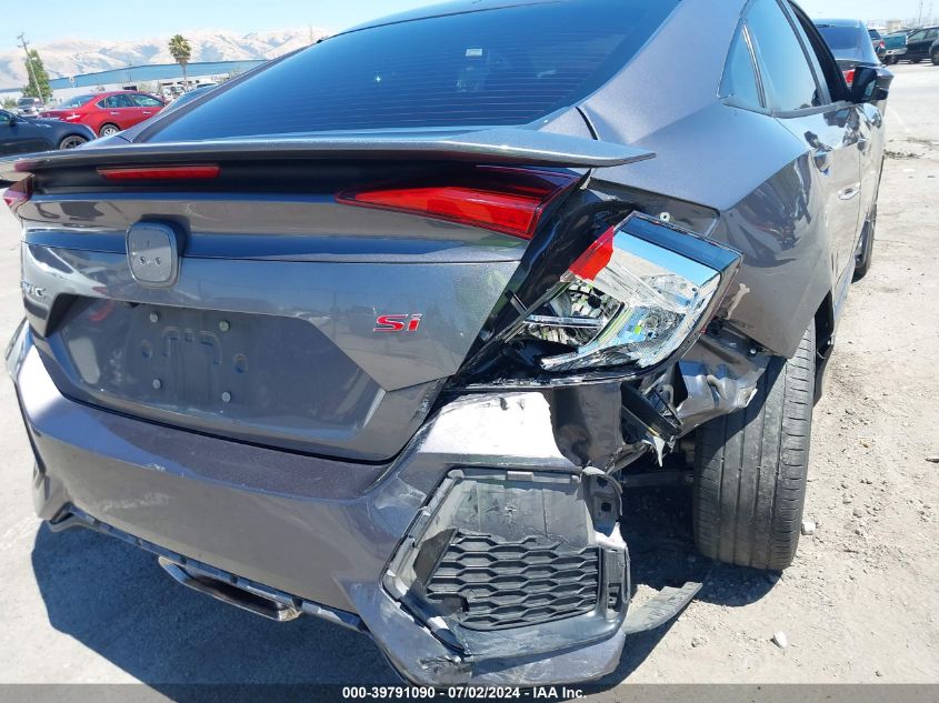 2018 Honda Civic Si VIN: 2HGFC1E52JH706008 Lot: 39791090