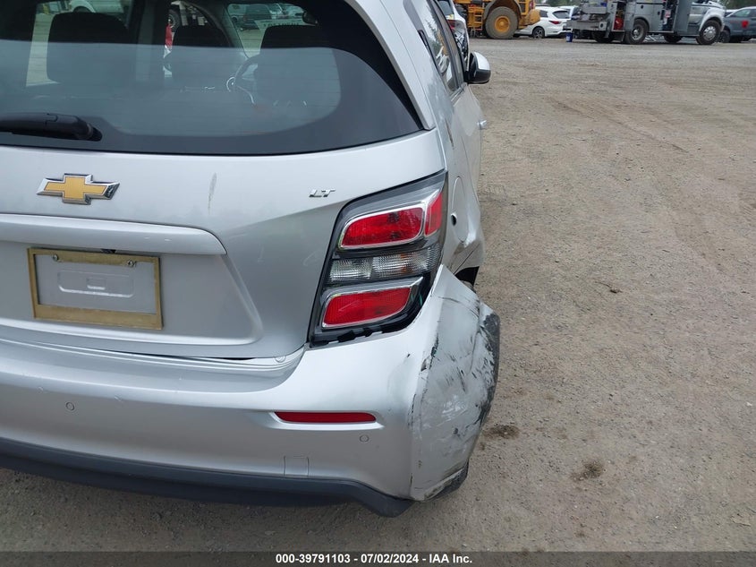 2017 Chevrolet Sonic Lt Auto VIN: 1G1JD6SB1H4150433 Lot: 39791103