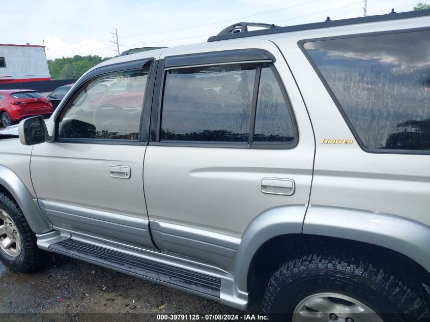 1998 Toyota 4Runner Limited VIN: JT3HN87R6W9017885 Lot: 39791125