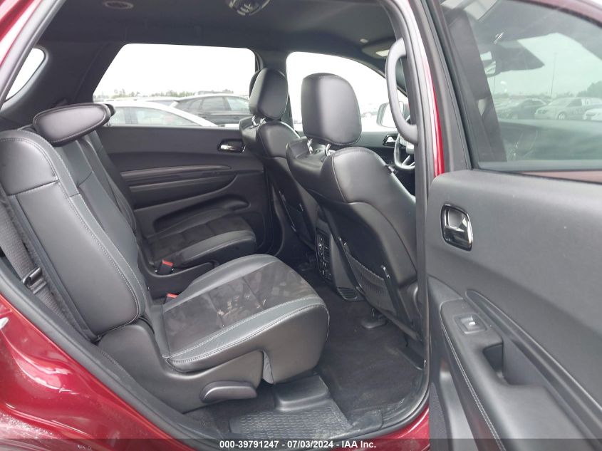 2022 Dodge Durango Gt VIN: 1C4RDHDG5NC218278 Lot: 39791247