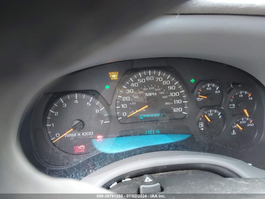 2004 Chevrolet Trailblazer Ls VIN: 1GNDT13S842267481 Lot: 39791255