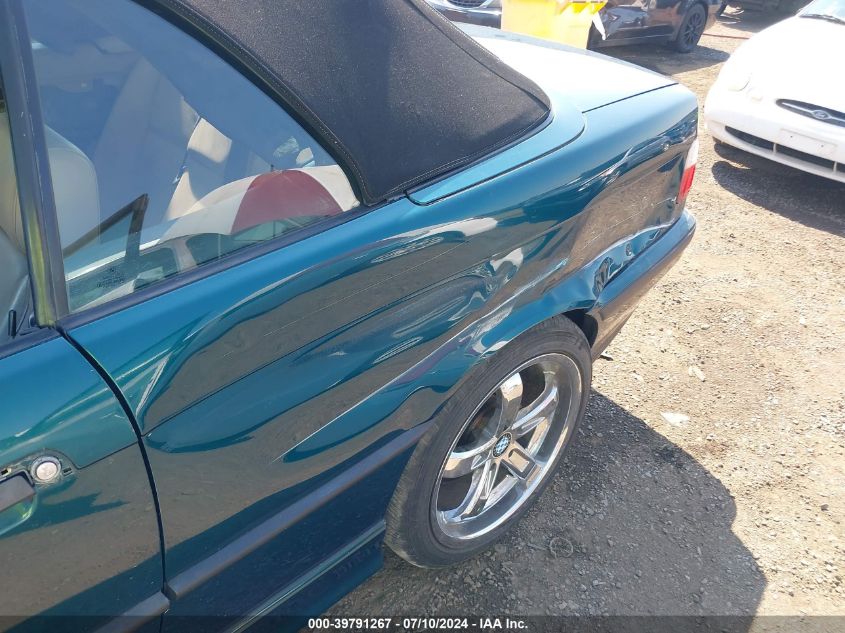 1997 BMW 328Ic VIN: WBABK7322VET64954 Lot: 39791267