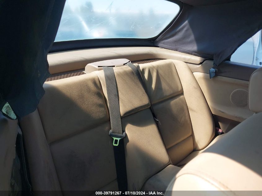 1997 BMW 328Ic VIN: WBABK7322VET64954 Lot: 39791267