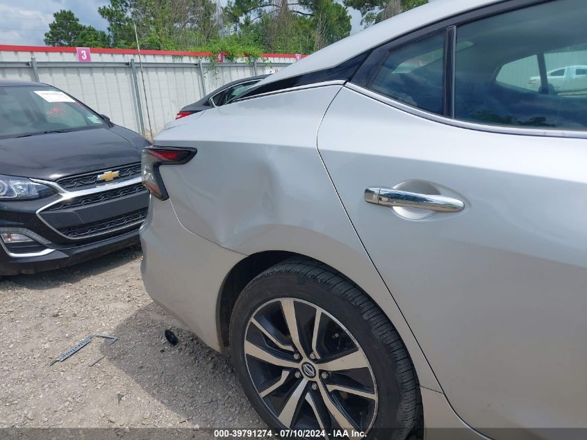 2019 Nissan Maxima 3.5 Sv VIN: 1N4AA6AV9KC381854 Lot: 39791274