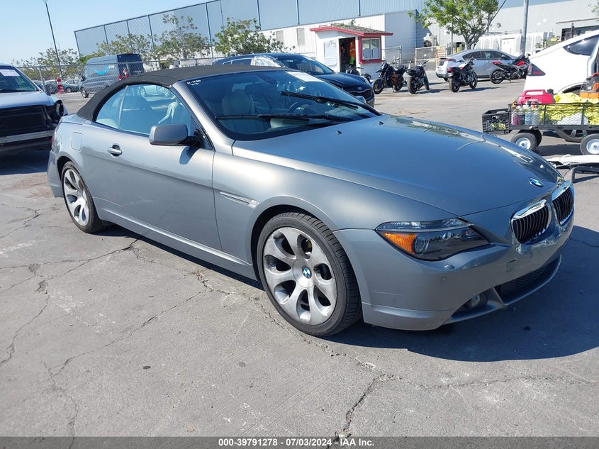 2007 BMW 650I I VIN: WBAEK13517CN83178 Lot: 39791278
