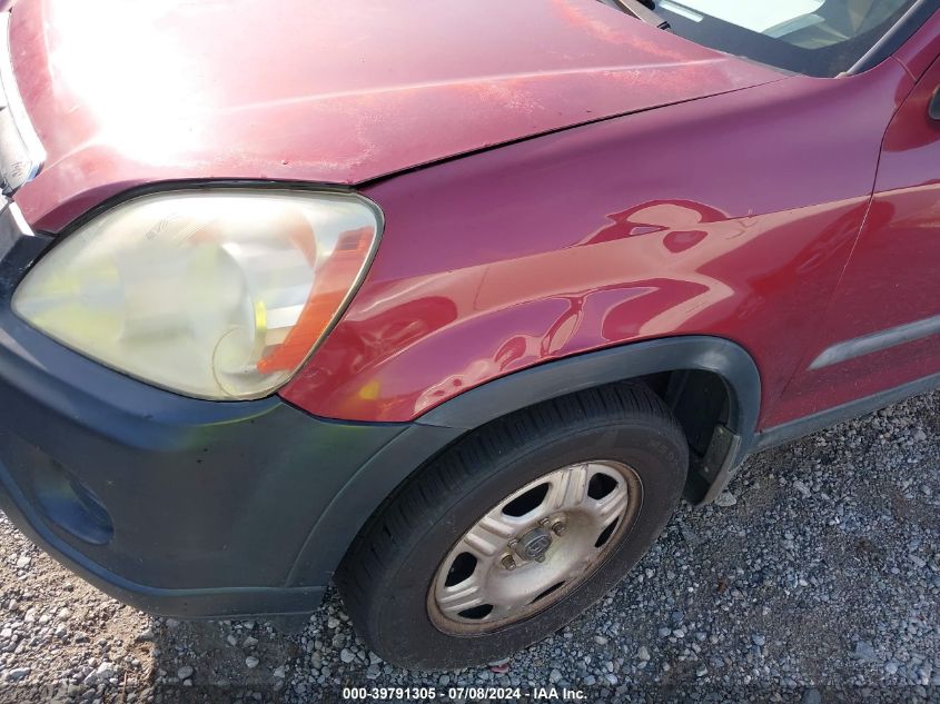 2005 Honda Cr-V Lx VIN: SHSRD68535U307002 Lot: 39791305