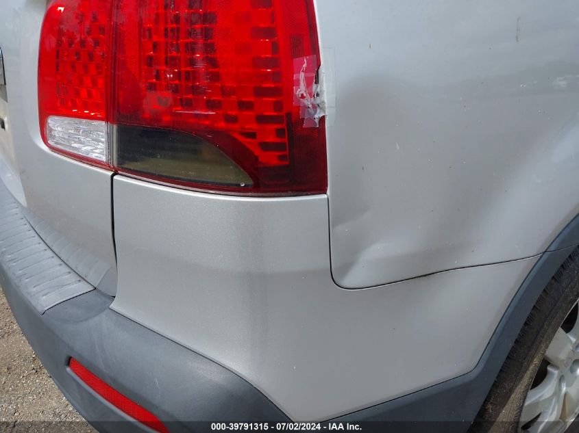 2012 Kia Sorento Lx V6 VIN: 5XYKT4A25CG197530 Lot: 39791315