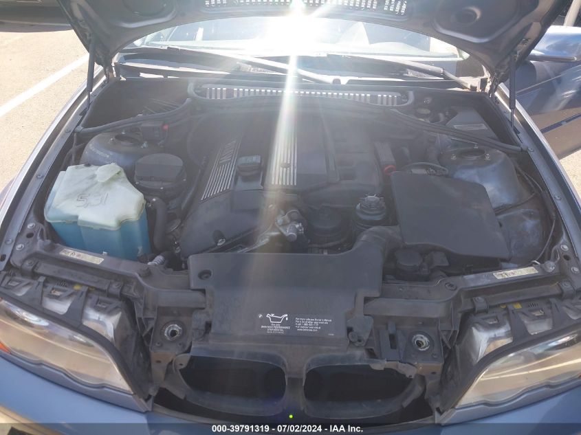 2001 BMW 330Ci VIN: WBABS53471EV85658 Lot: 39791319