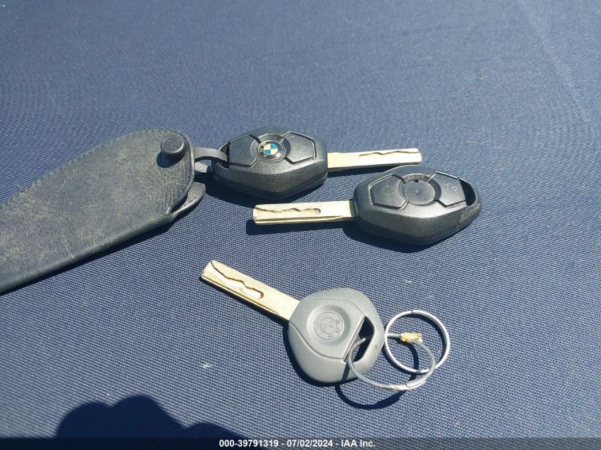 2001 BMW 330Ci VIN: WBABS53471EV85658 Lot: 39791319