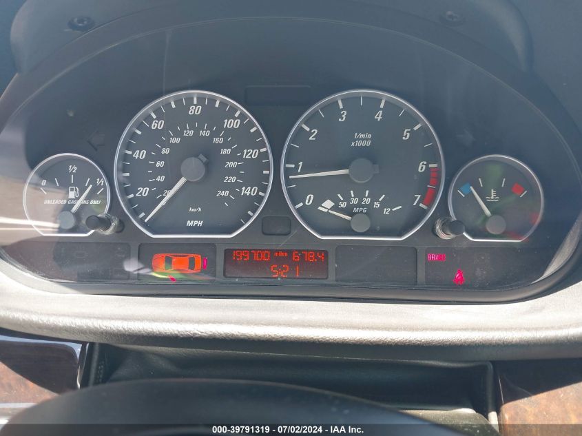 2001 BMW 330Ci VIN: WBABS53471EV85658 Lot: 39791319