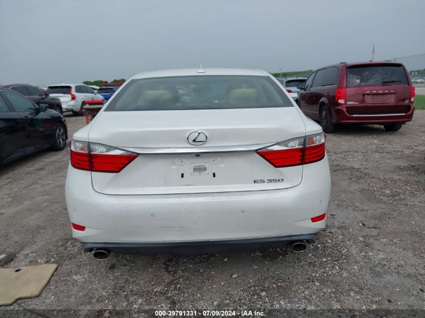 2013 Lexus Es 350 350 VIN: JTHBK1GG2D2077344 Lot: 39791331