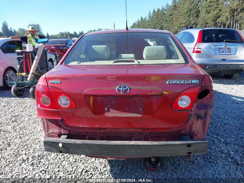 2005 Toyota Corolla Le VIN: 1NXBR32E15Z392622 Lot: 39791352