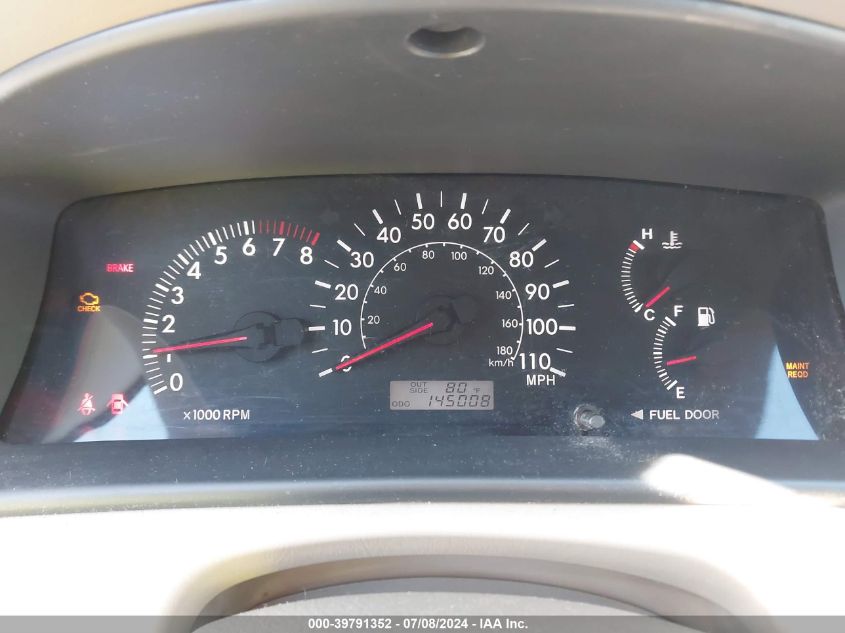 2005 Toyota Corolla Le VIN: 1NXBR32E15Z392622 Lot: 39791352