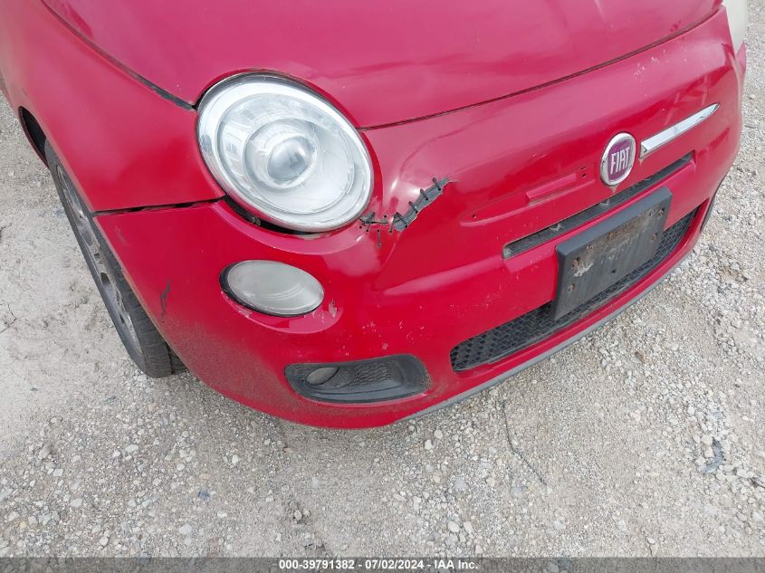 2012 Fiat 500 Sport VIN: 3C3CFFBR7CT119217 Lot: 39791382