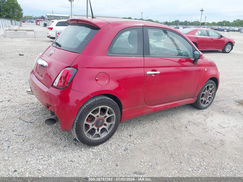 2012 Fiat 500 Sport VIN: 3C3CFFBR7CT119217 Lot: 39791382