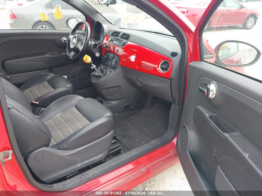 2012 Fiat 500 Sport VIN: 3C3CFFBR7CT119217 Lot: 39791382