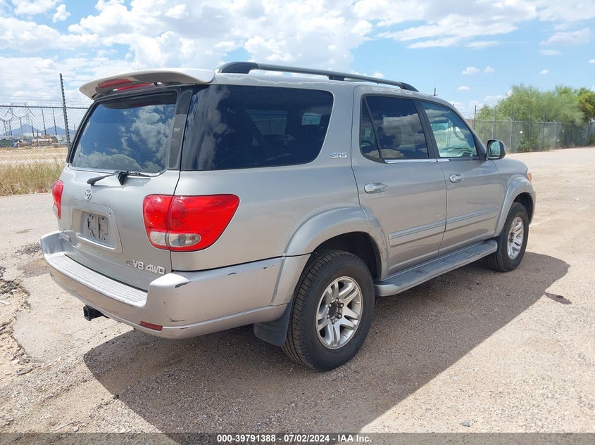 2005 Toyota Sequoia Sr5 V8 VIN: 5TDBT44A05S241409 Lot: 39791388