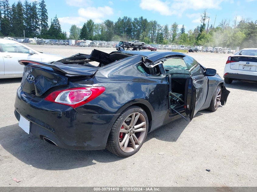 2010 Hyundai Genesis 3.8 Track VIN: KMHHU6KH5AU042358 Lot: 39791410