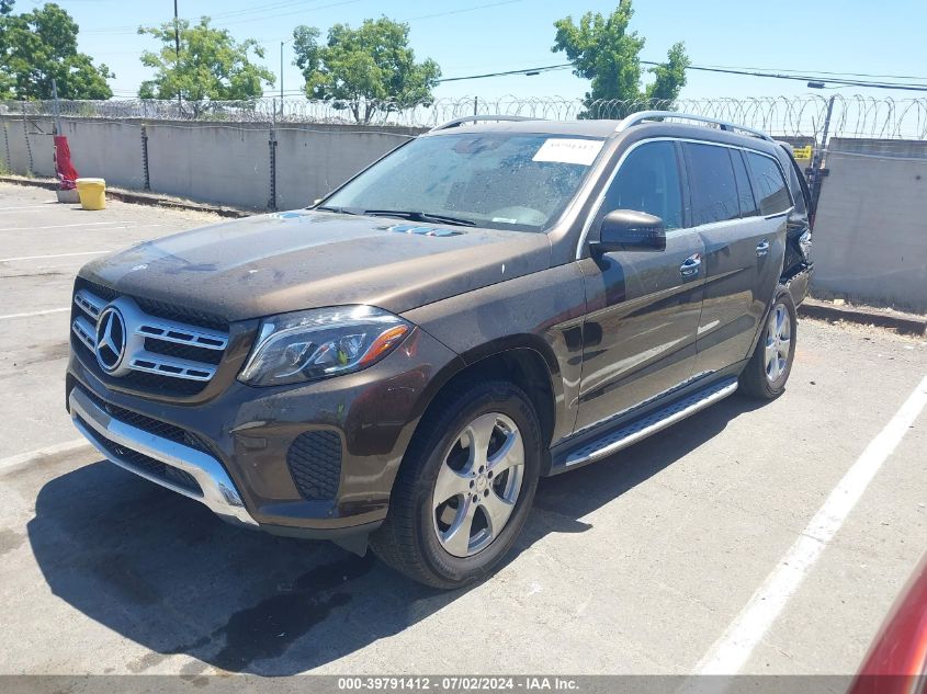 2017 Mercedes-Benz Gls 450 4Matic VIN: 4JGDF6EE2HA835865 Lot: 39791412