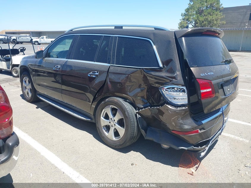 2017 Mercedes-Benz Gls 450 4Matic VIN: 4JGDF6EE2HA835865 Lot: 39791412