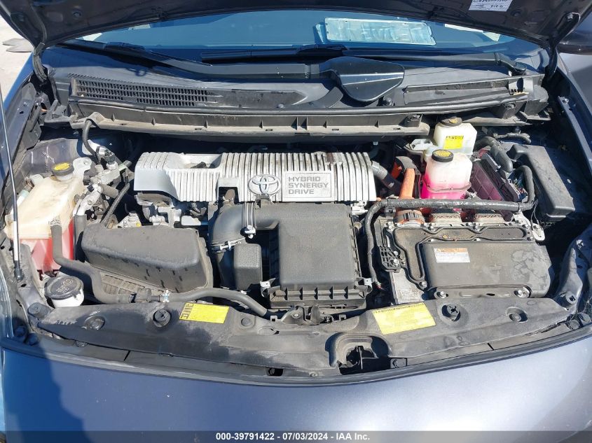 2014 Toyota Prius VIN: JTDKN3DU4E1771345 Lot: 39791422