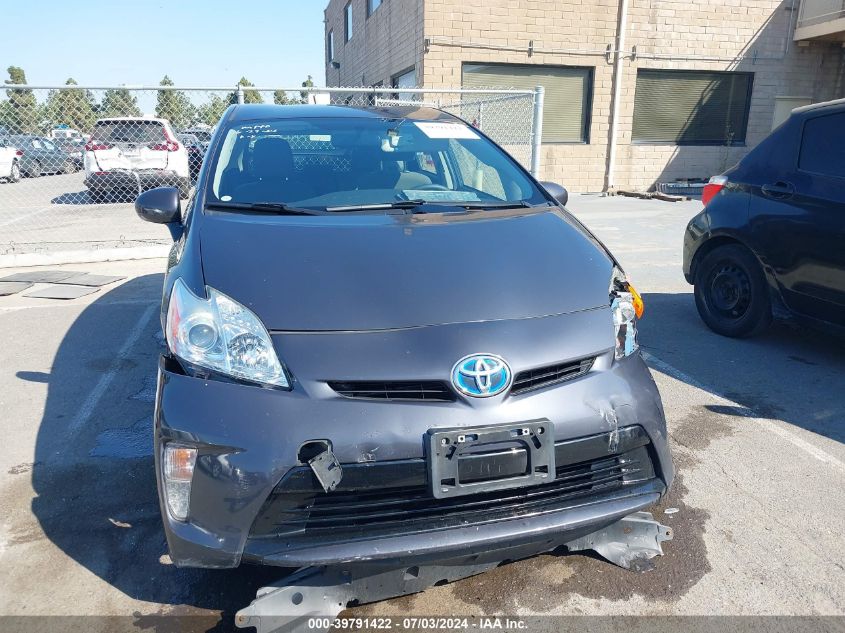 2014 Toyota Prius VIN: JTDKN3DU4E1771345 Lot: 39791422