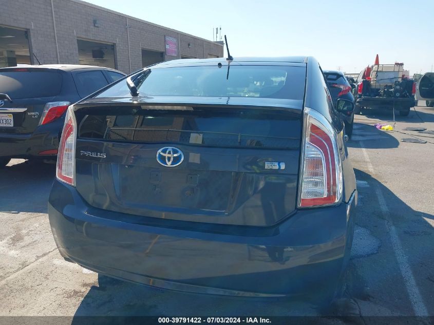 2014 Toyota Prius VIN: JTDKN3DU4E1771345 Lot: 39791422