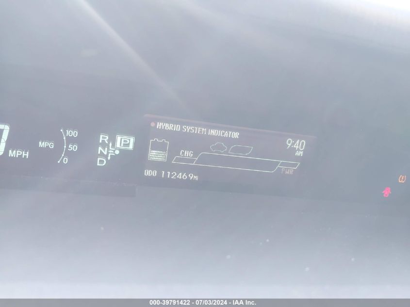 2014 Toyota Prius VIN: JTDKN3DU4E1771345 Lot: 39791422