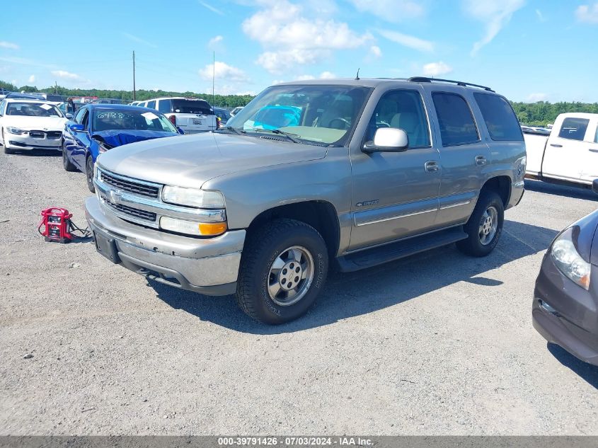 2002 Chevrolet Tahoe Lt VIN: 1GNEK13ZX2R150834 Lot: 39791426