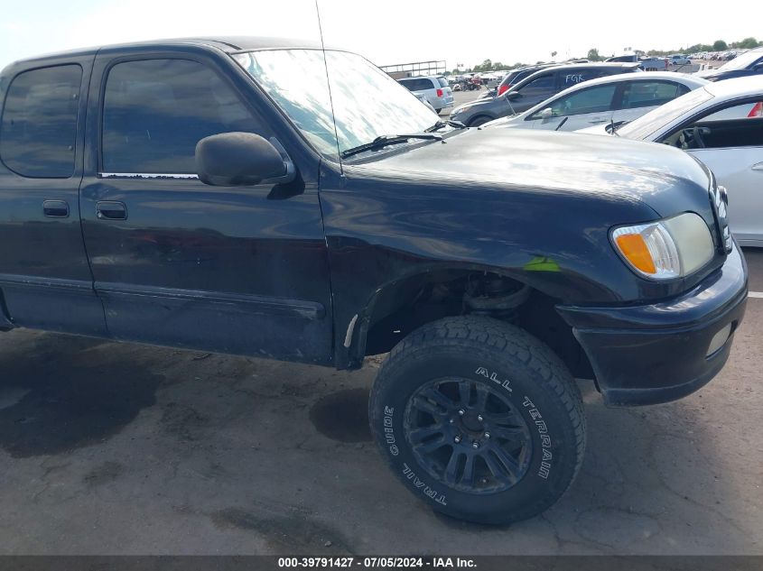 2000 Toyota Tundra Sr5 V8 VIN: 5TBBT441XYS004293 Lot: 39791427