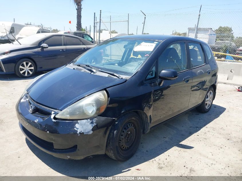 2008 Honda Fit VIN: JHMGD38428S031499 Lot: 39791428