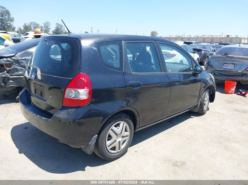 2008 Honda Fit VIN: JHMGD38428S031499 Lot: 39791428