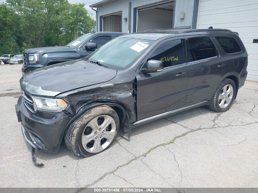 2015 Dodge Durango Limited VIN: 1C4RDJDG7FC112214 Lot: 39791496