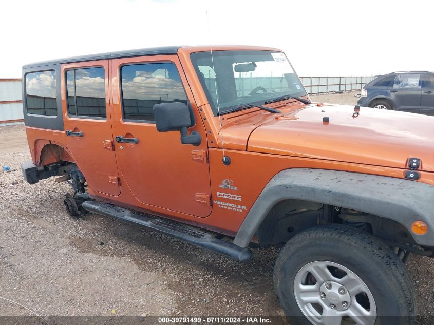 2011 Jeep Wrangler Unlimited Sport VIN: 1J4BA3H1XBL636392 Lot: 39791499