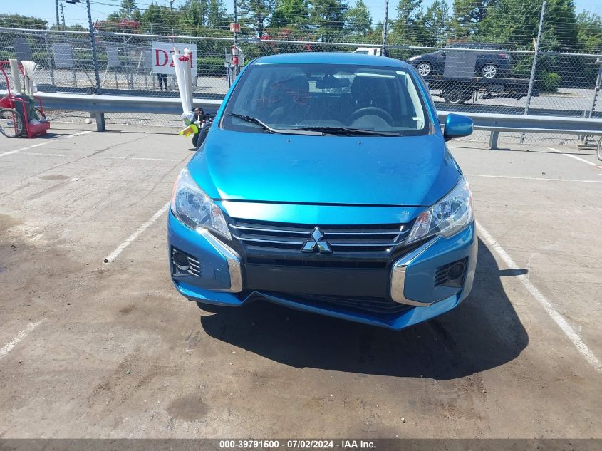 2022 Mitsubishi Mirage Es/Le VIN: ML32AUHJ9NH004022 Lot: 39791500