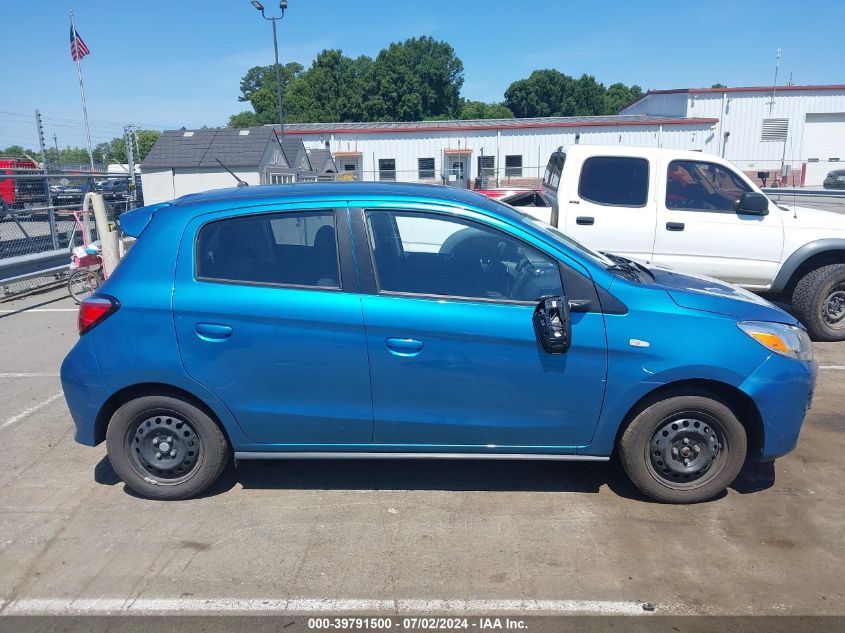 2022 Mitsubishi Mirage Es/Le VIN: ML32AUHJ9NH004022 Lot: 39791500