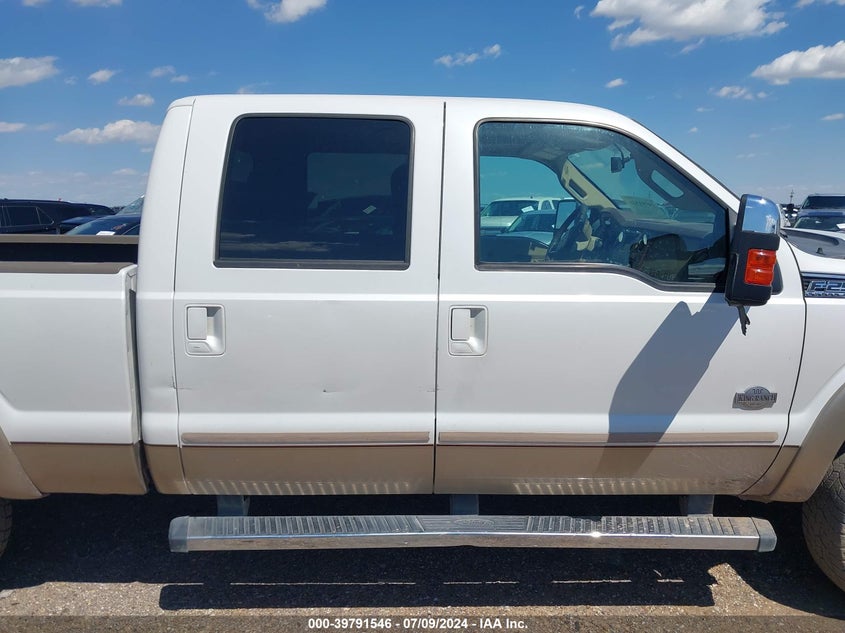 2012 Ford F-250 Lariat VIN: 1FT7W2B65CEB30289 Lot: 39791546