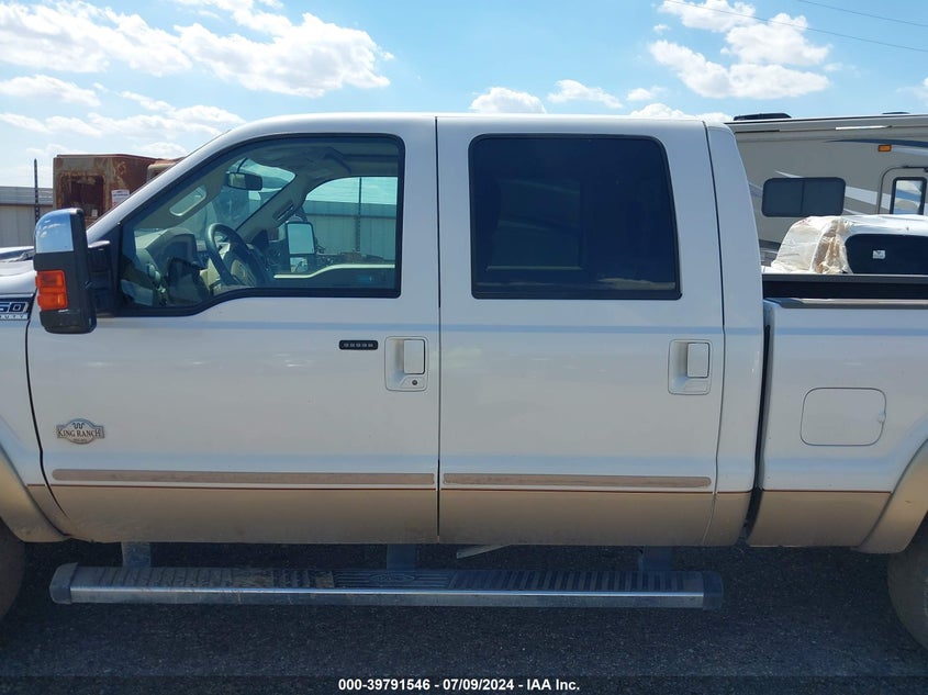 2012 Ford F-250 Lariat VIN: 1FT7W2B65CEB30289 Lot: 39791546