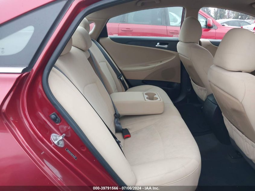 2013 Hyundai Sonata Gls VIN: 5NPEB4AC4DH700791 Lot: 39791566