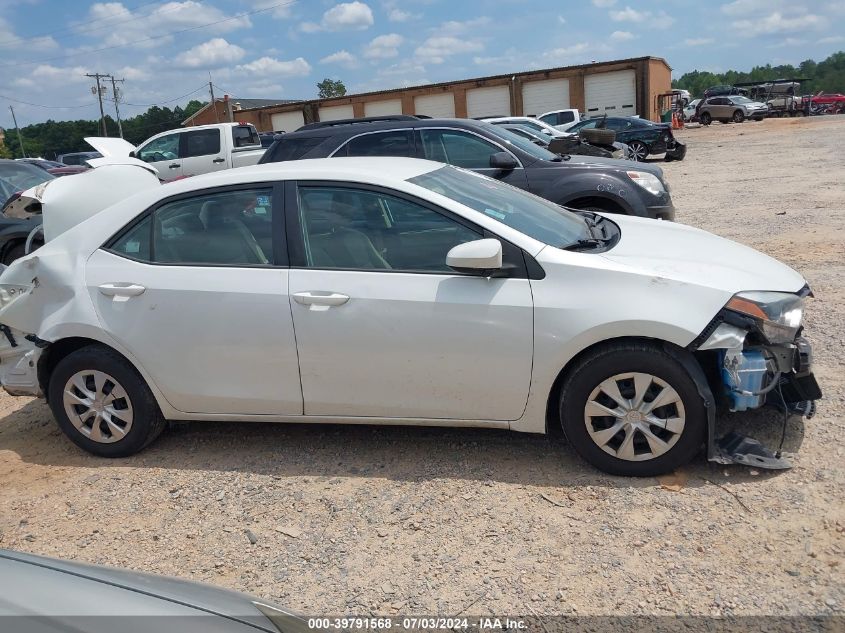 2015 Toyota Corolla Le Eco VIN: 5YFBPRHE9FP260694 Lot: 39791568