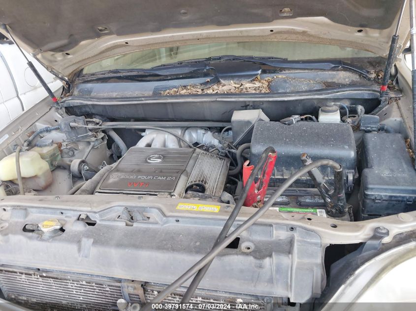 2000 Lexus Rx 300 VIN: JT6GF10U2Y0070494 Lot: 39791574