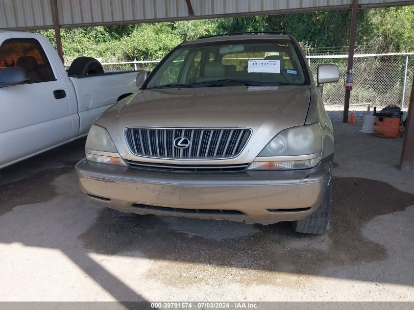 2000 Lexus Rx 300 VIN: JT6GF10U2Y0070494 Lot: 39791574