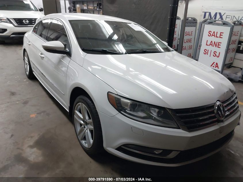 2013 Volkswagen Cc 2.0T Sport VIN: WVWBP7AN4DE550639 Lot: 39791590