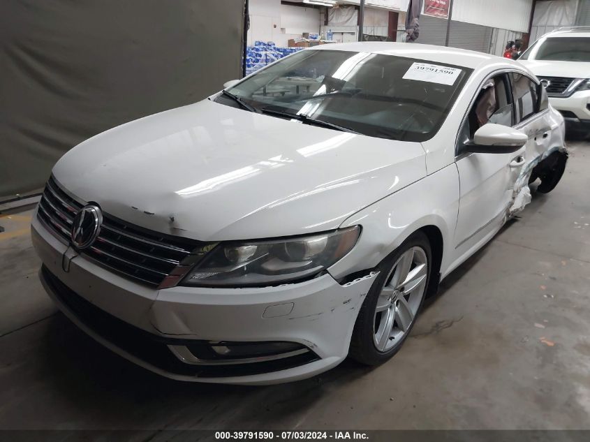 2013 Volkswagen Cc 2.0T Sport VIN: WVWBP7AN4DE550639 Lot: 39791590