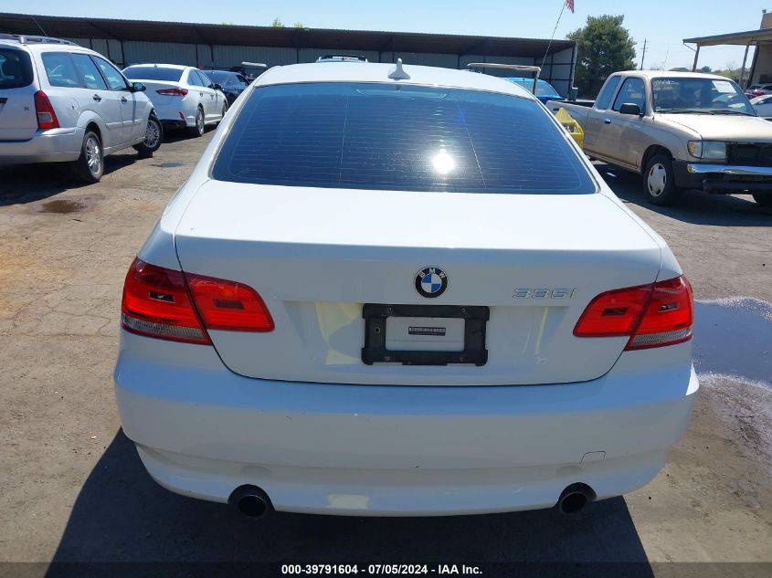 2007 BMW 335I VIN: WBAWB735X7P038239 Lot: 39791604