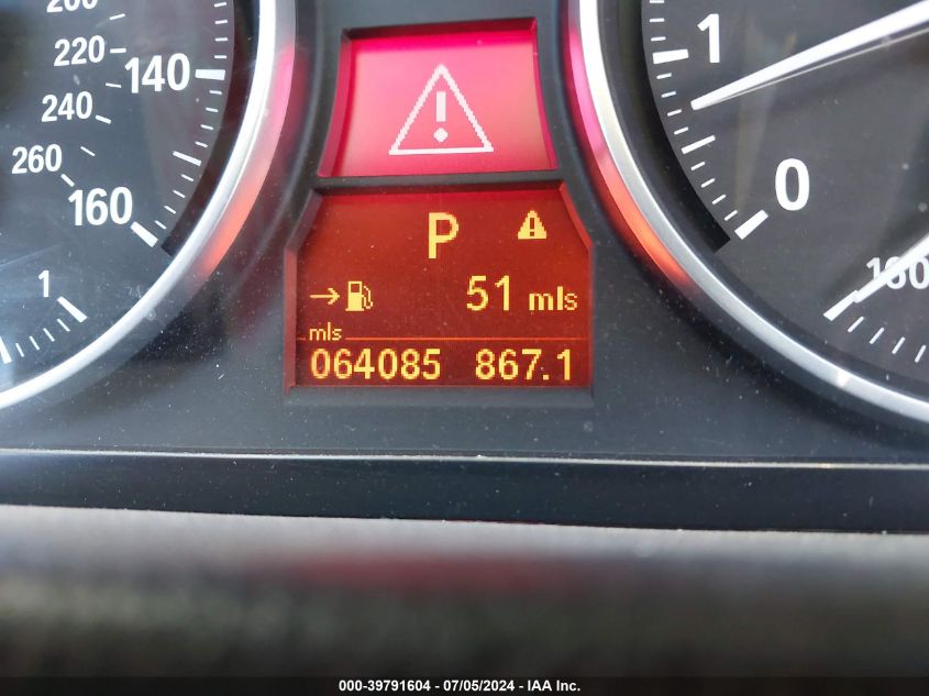 2007 BMW 335I VIN: WBAWB735X7P038239 Lot: 39791604